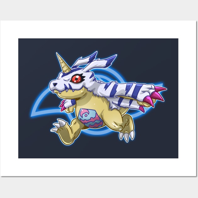 fanart gabumon Wall Art by DigiTeeshrit